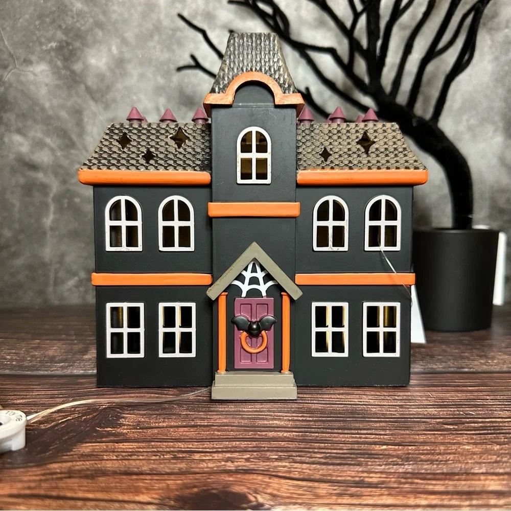 Target Halloween Village Set Haunted House, Castle, Candy Store